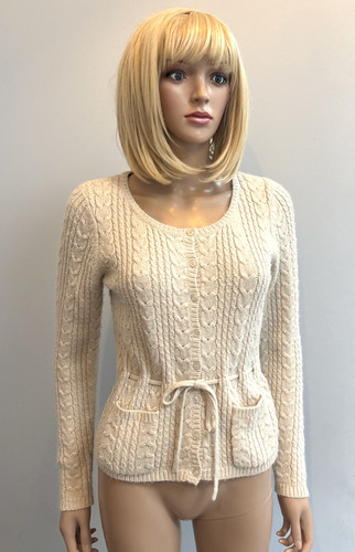 Strickjacke mit zopfmuster - h&m,
