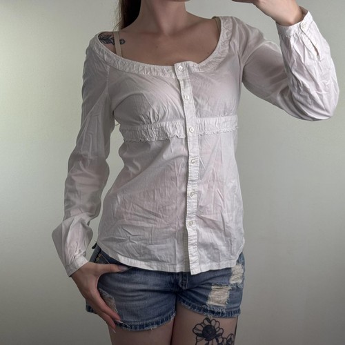 Y2k vintage stretch - y2k, bluse