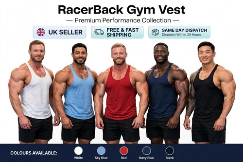 Herren gym weste racerback - weste,
