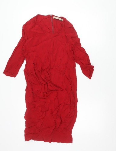Rützou damen rotes etuikleid - rotes,