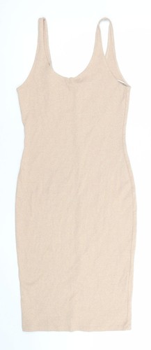 Pull bear damen - kleid, beige