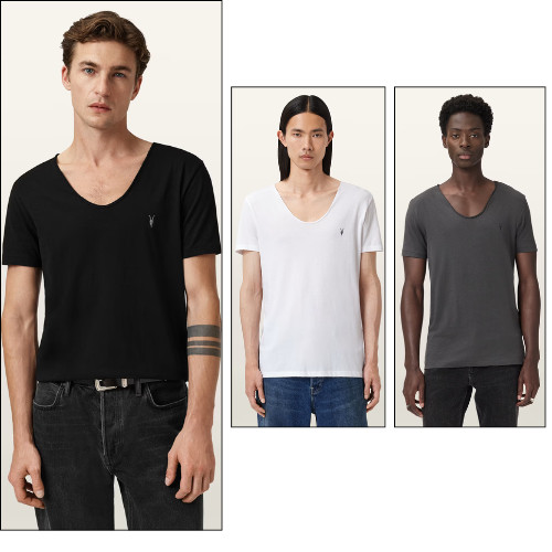 Allsaints herren tonic tee - herren,